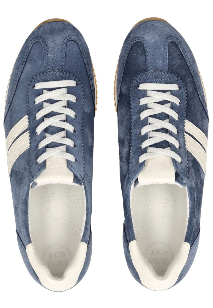 Paul Green Sneaker Leder Blau/Beige