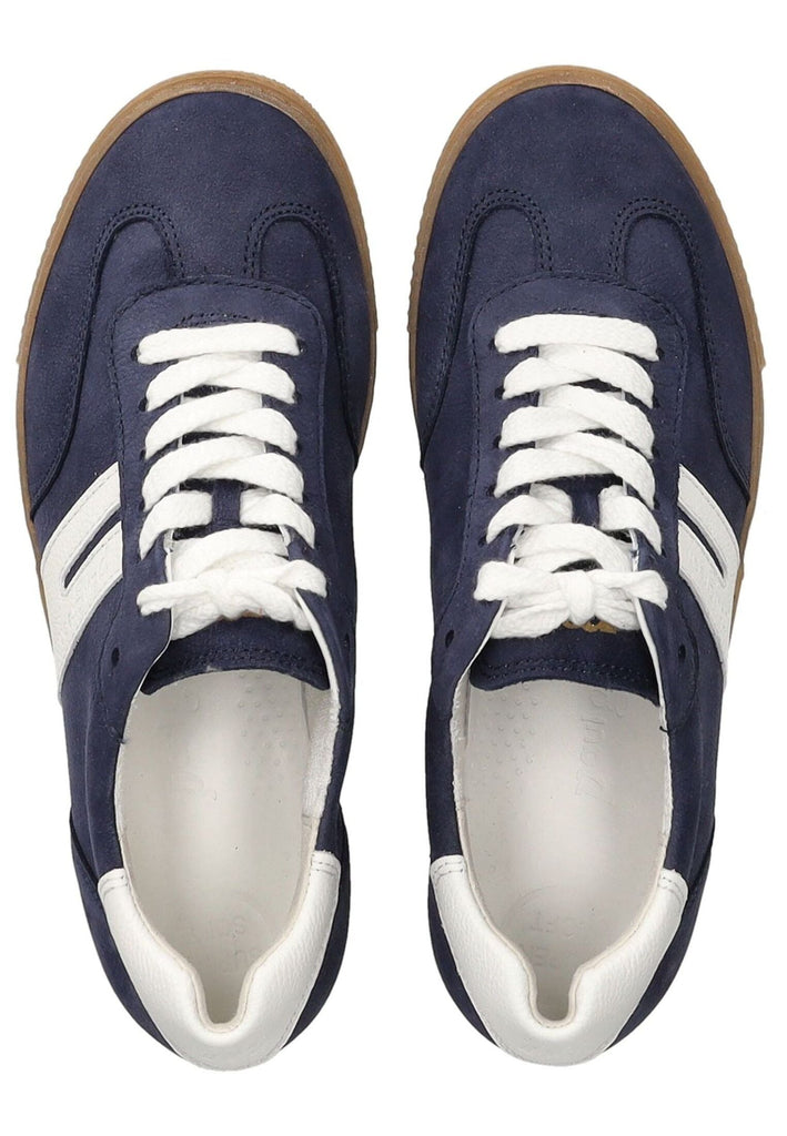 Paul Green Sneaker Leder Blau/Weiß