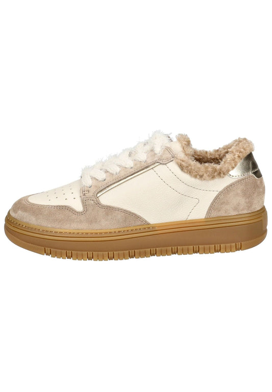 Paul Green Sneaker Leder Braun/Beige