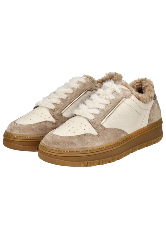 Paul Green Sneaker Leder Braun/Beige