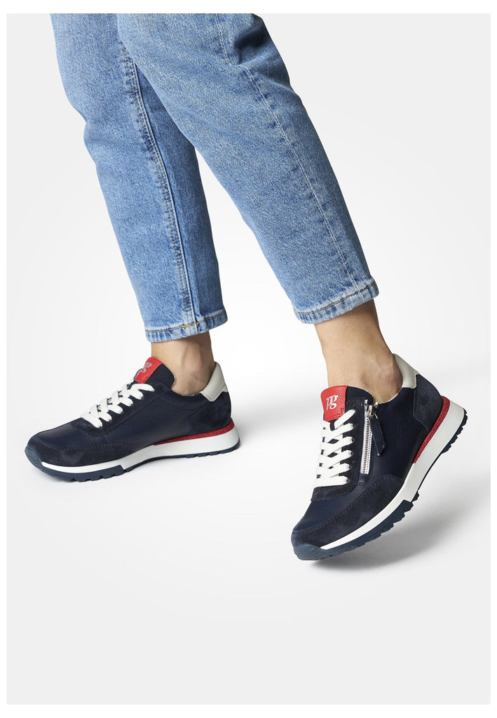 Paul Green Sneaker Leder Dunkelblau