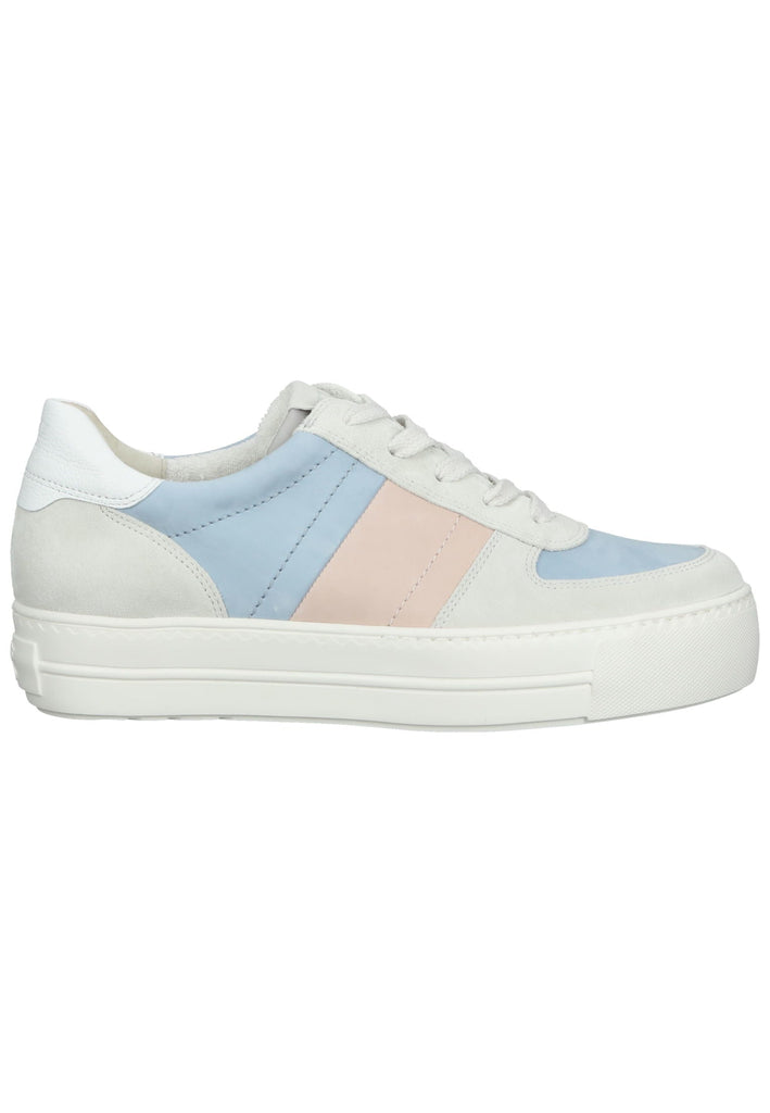 Paul Green Sneaker Leder Grau/Blau