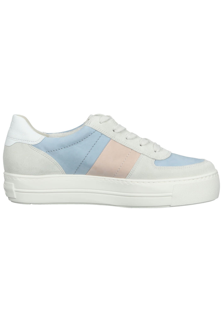 Paul Green Sneaker Leder Grau/Blau