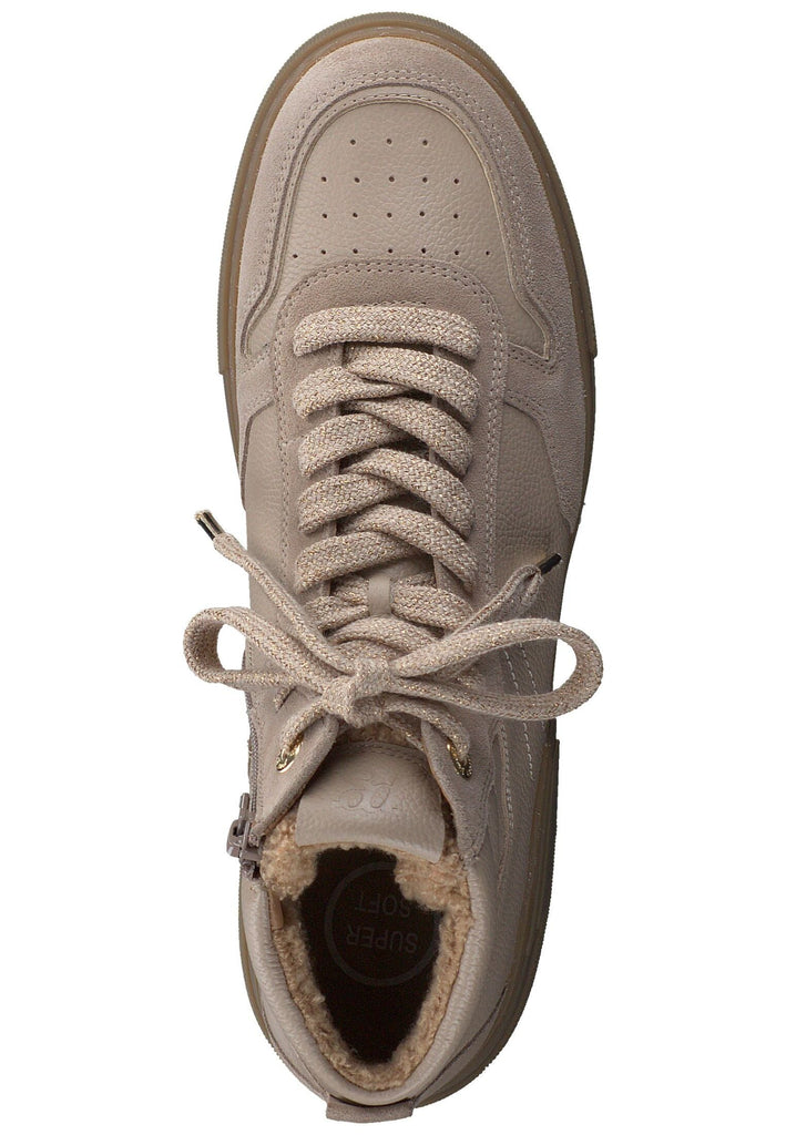 Paul Green Sneaker Leder Hellbraun
