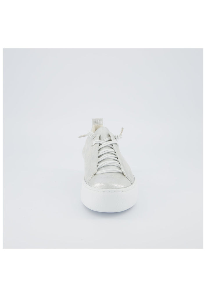 Paul Green Sneaker Leder Metallic Silver