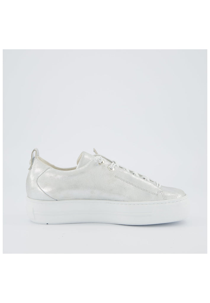 Paul Green Sneaker Leder Metallic Silver