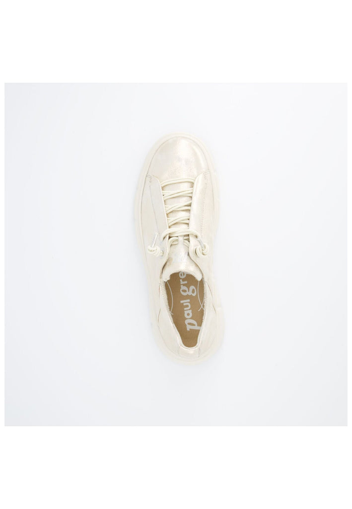 Paul Green Sneaker Leder Metallic Silver