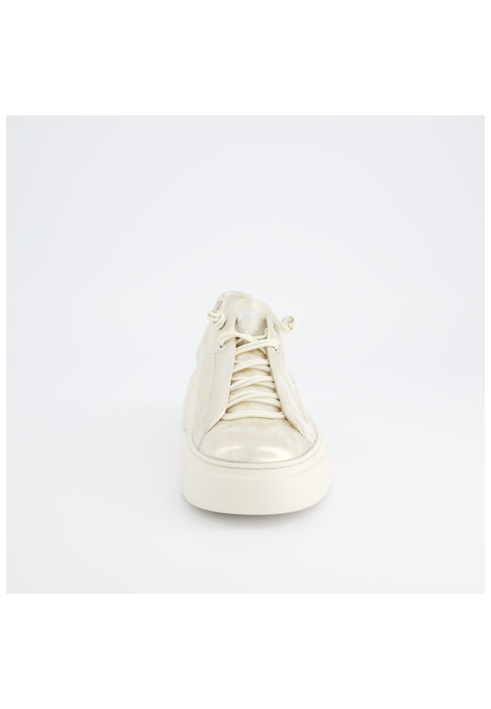 Paul Green Sneaker Leder Metallic Silver