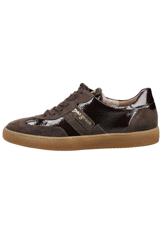 Paul Green Sneaker Leder Mocca Lack