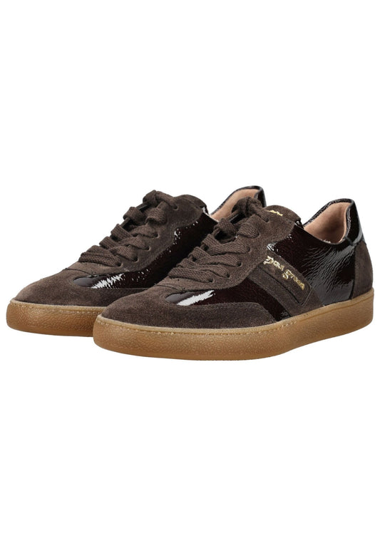 Paul Green Sneaker Leder Mocca Lack