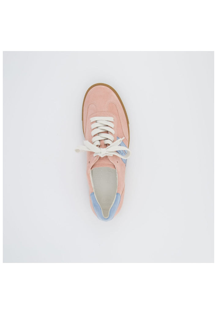 Paul Green Sneaker Leder Rosa/Hellblau