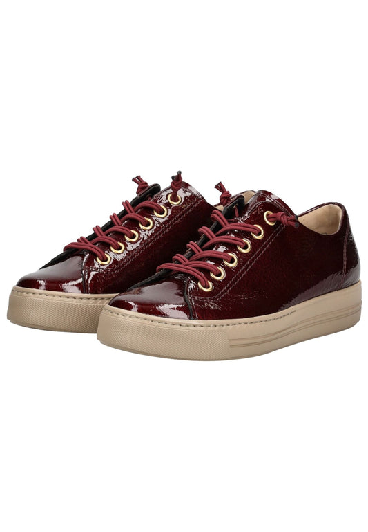 Paul Green Sneaker Leder Rot Lack