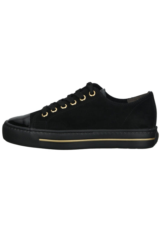Paul Green Sneaker Leder Schwarz