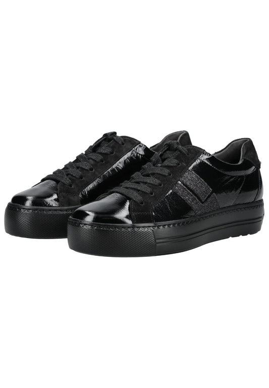 Paul Green Sneaker Leder Schwarz
