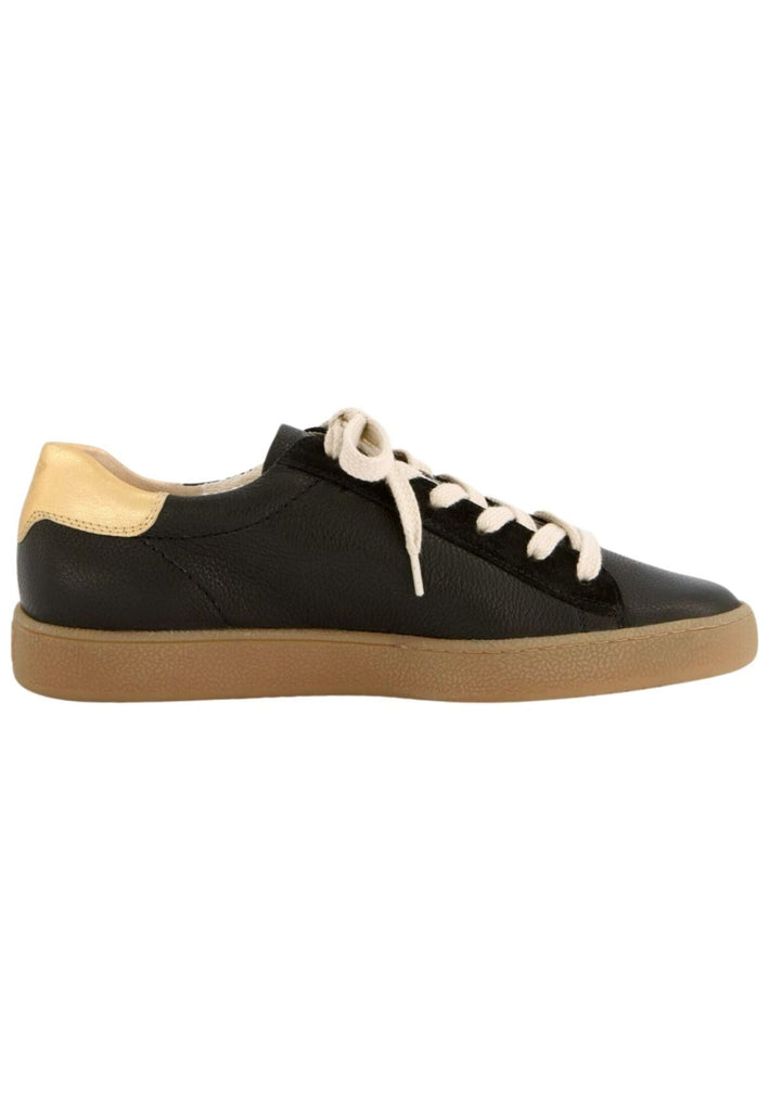Paul Green Sneaker Leder Schwarz Kombi