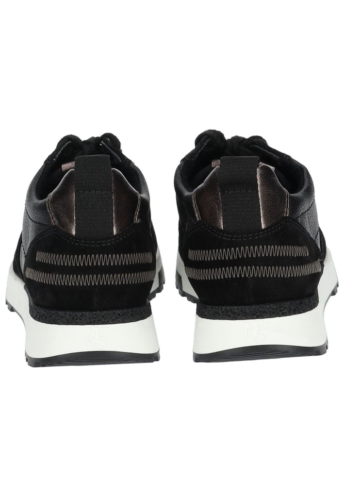 Paul Green Sneaker Leder Schwarz Kombi