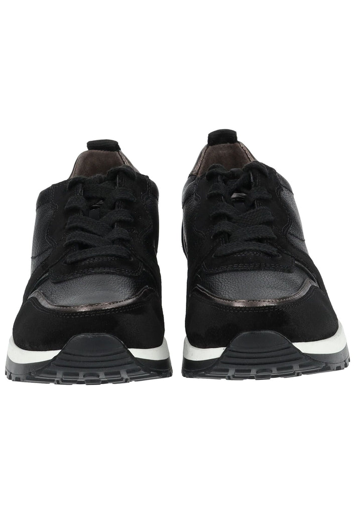 Paul Green Sneaker Leder Schwarz Kombi