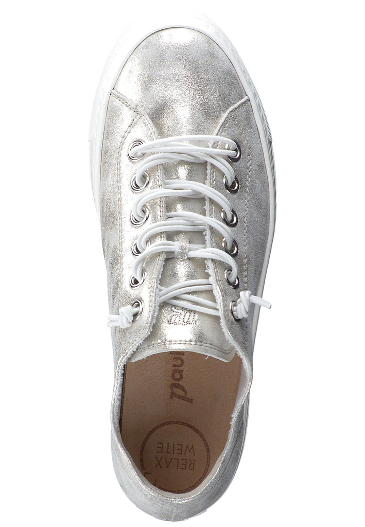 Paul Green Sneaker Leder Silber