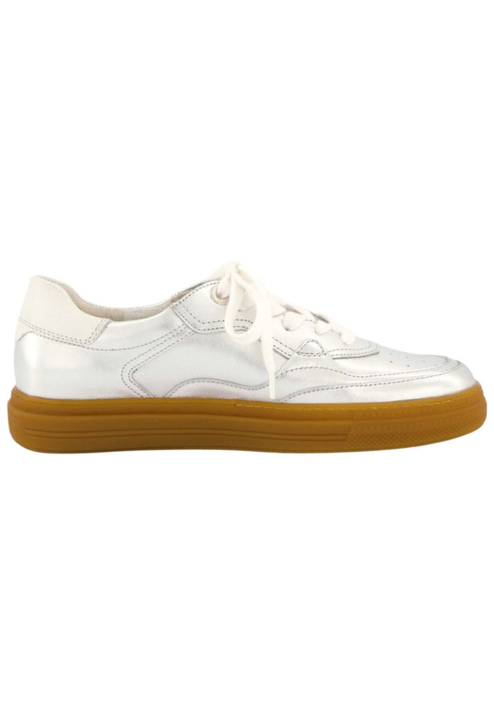 Paul Green Sneaker Leder Silber/Weiß