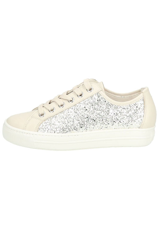 Paul Green Sneaker Leder/Textil Beige/Gold