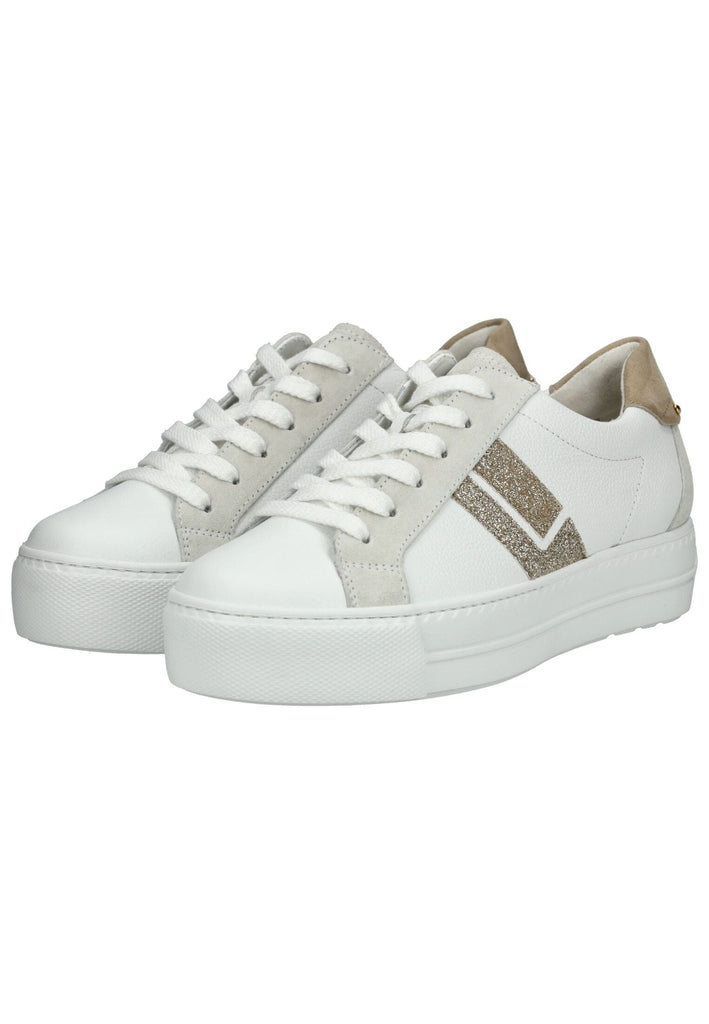 Paul Green Sneaker Leder/Textil Weiß/Beige