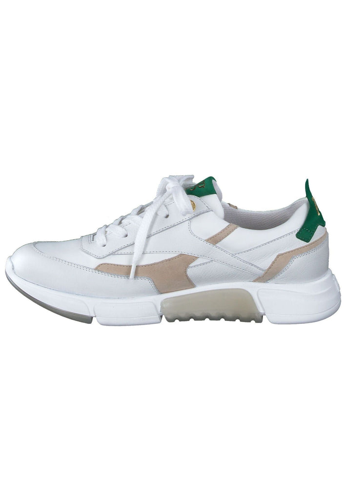 Paul Green Sneaker Leder/Textil Weiß/Braun