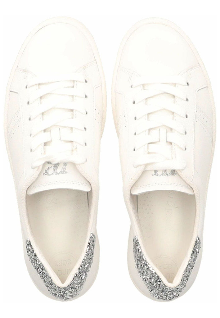 Paul Green Sneaker Leder/Textil Weiß/Gold