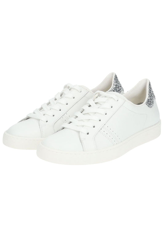 Paul Green Sneaker Leder/Textil Weiß/Gold