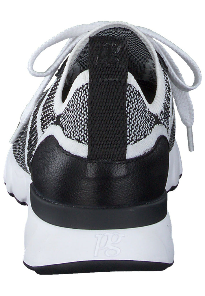 Paul Green Sneaker Leder/Textil Weiß/Schwarz