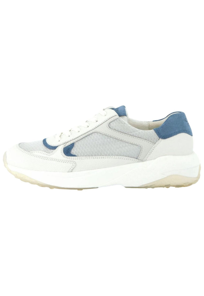 Paul Green Sneaker Leder/Textil Weiß/Silber