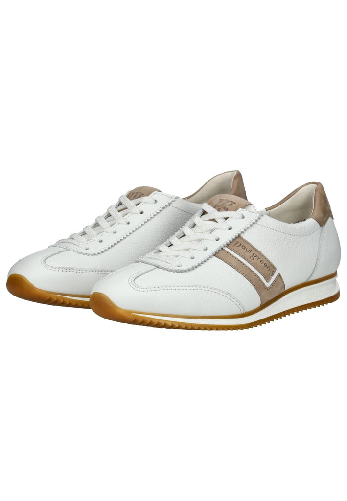Paul Green Sneaker Leder Weiß/Beige