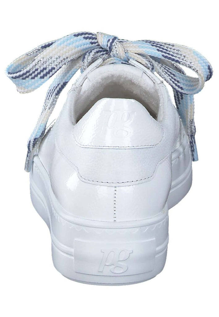 Paul Green Sneaker Leder Weiß/Blau