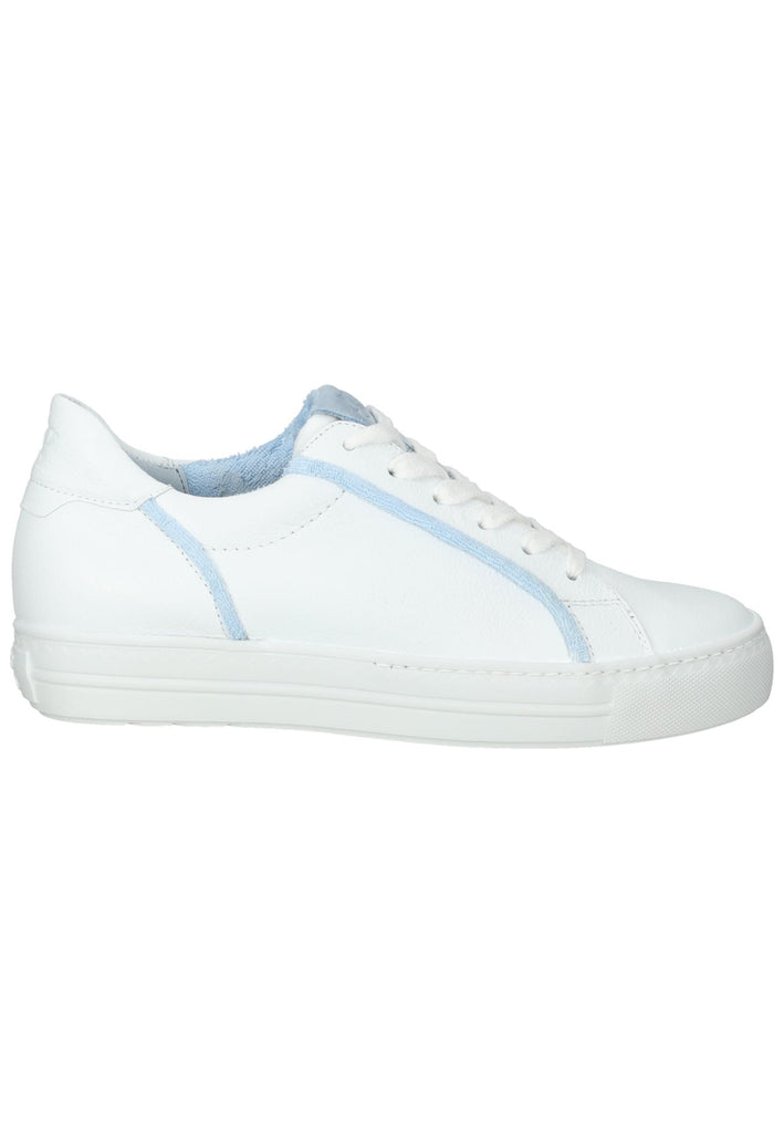 Paul Green Sneaker Leder Weiß/Blau