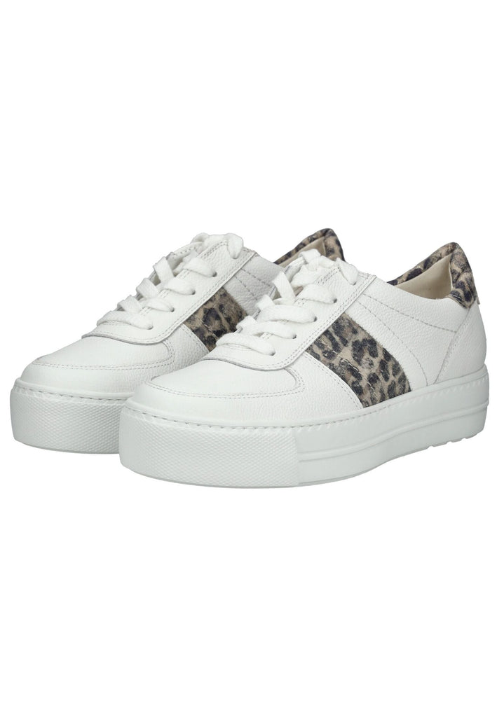 Paul Green Sneaker Leder Weiß Kombi