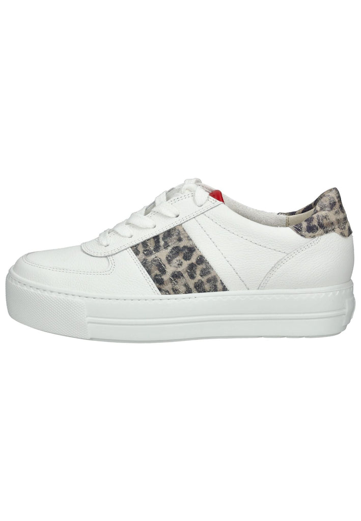 Paul Green Sneaker Leder Weiß Kombi