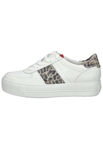 Paul Green Sneaker Leder Weiß Kombi