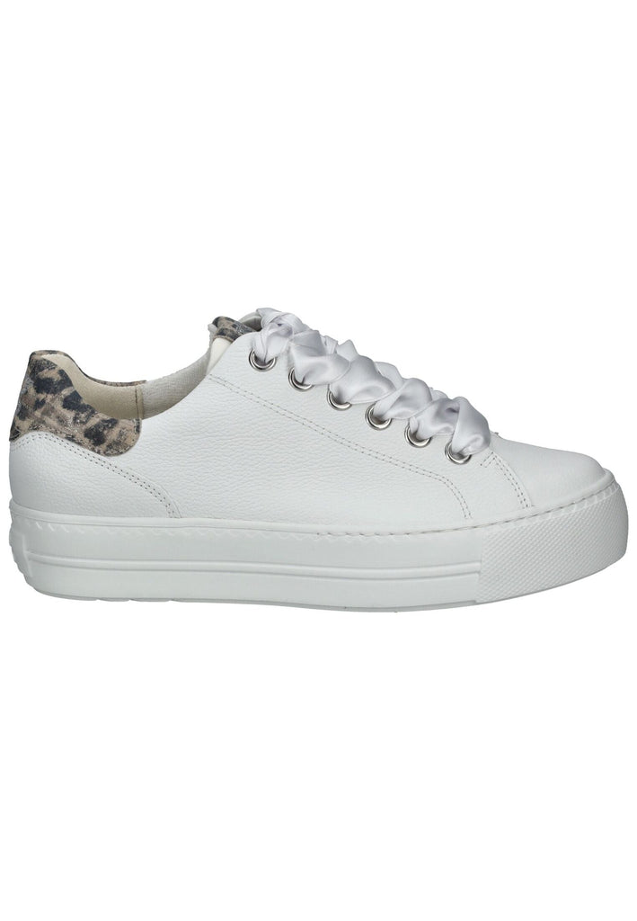 Paul Green Sneaker Leder Weiß Kombi