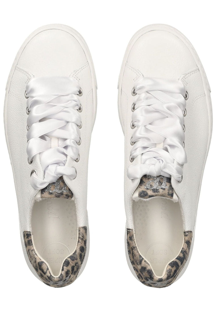 Paul Green Sneaker Leder Weiß Kombi