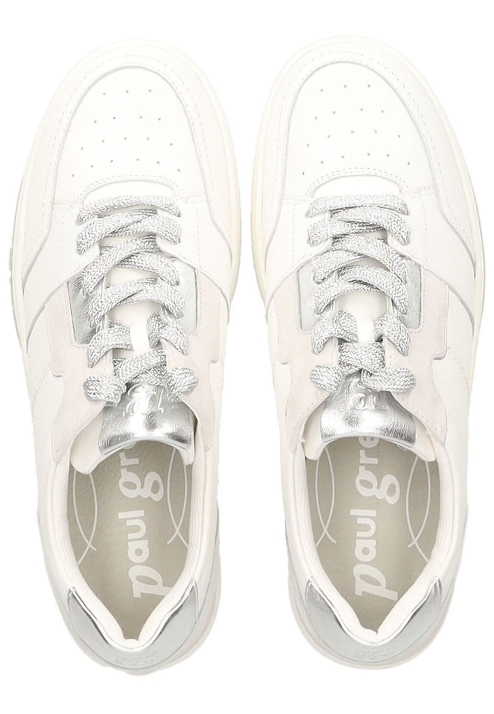 Paul Green Sneaker Leder Weiß Kombi