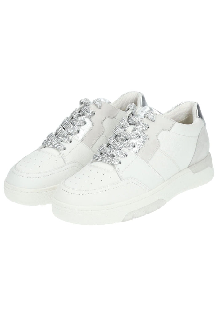 Paul Green Sneaker Leder Weiß Kombi