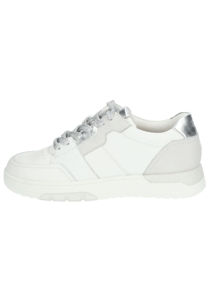 Paul Green Sneaker Leder Weiß Kombi