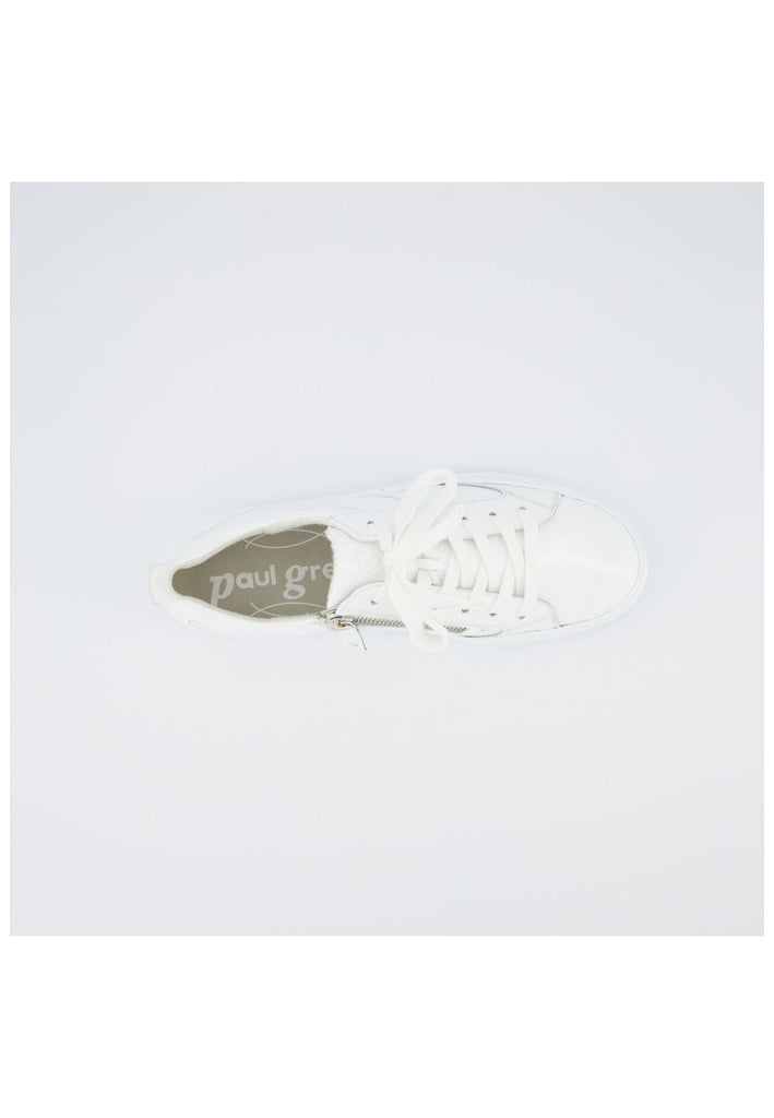Paul Green Sneaker Leder Weiß Lack