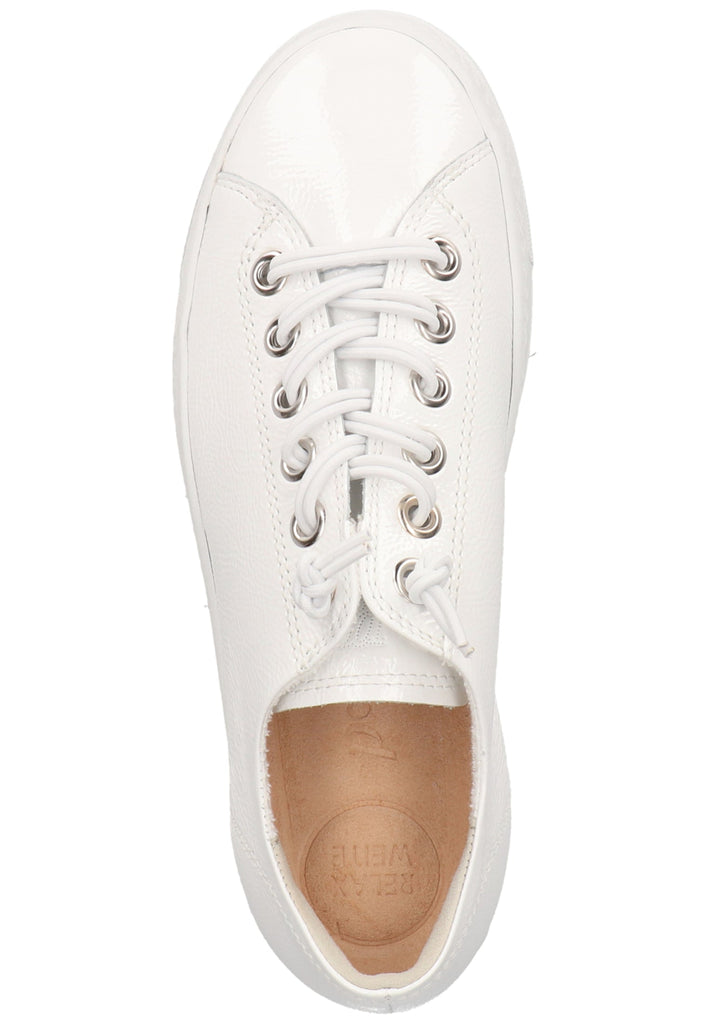 Paul Green Sneaker Leder Weiß Lack