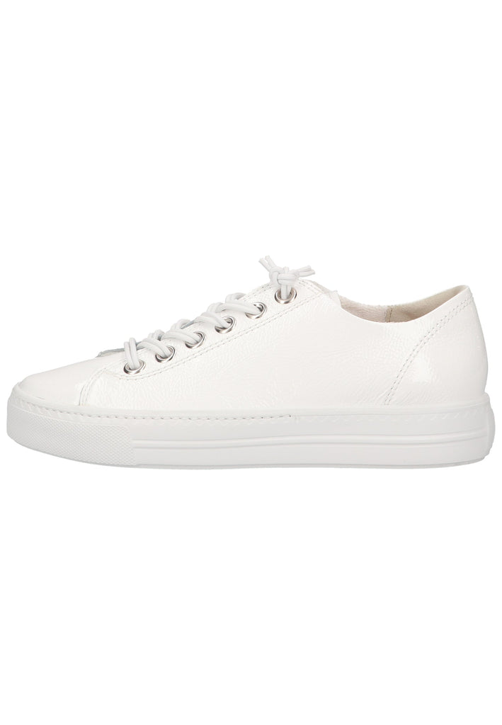 Paul Green Sneaker Leder Weiß Lack