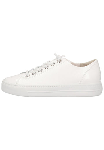 Paul Green Sneaker Leder Weiß Lack