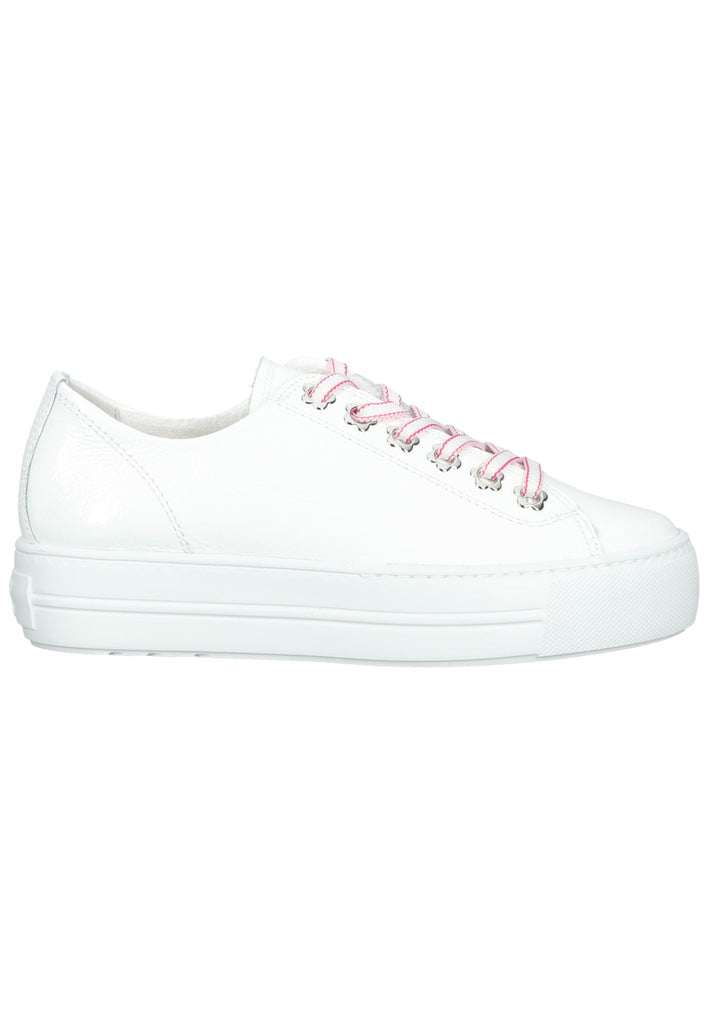 Paul Green Sneaker Leder Weiß Lack