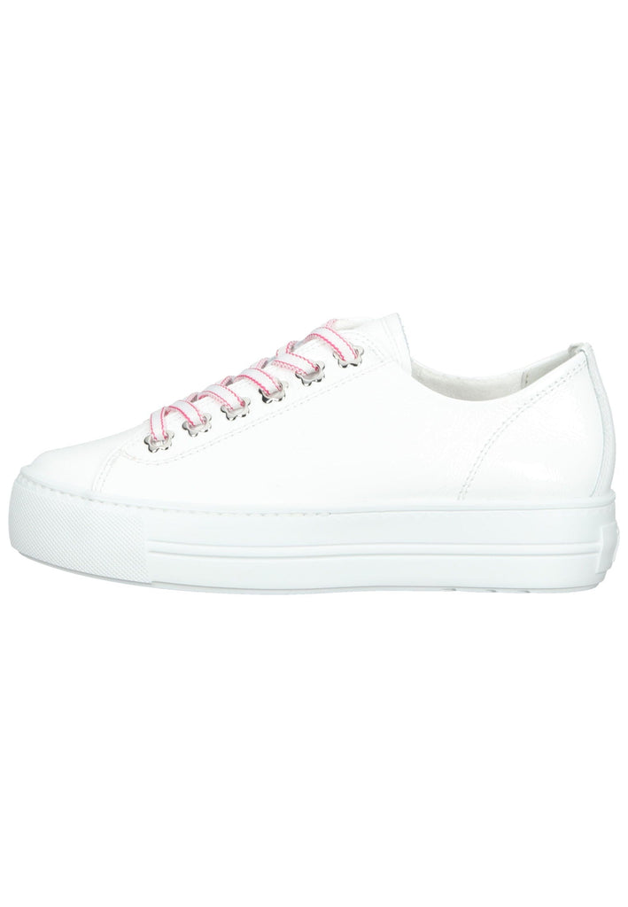 Paul Green Sneaker Leder Weiß Lack