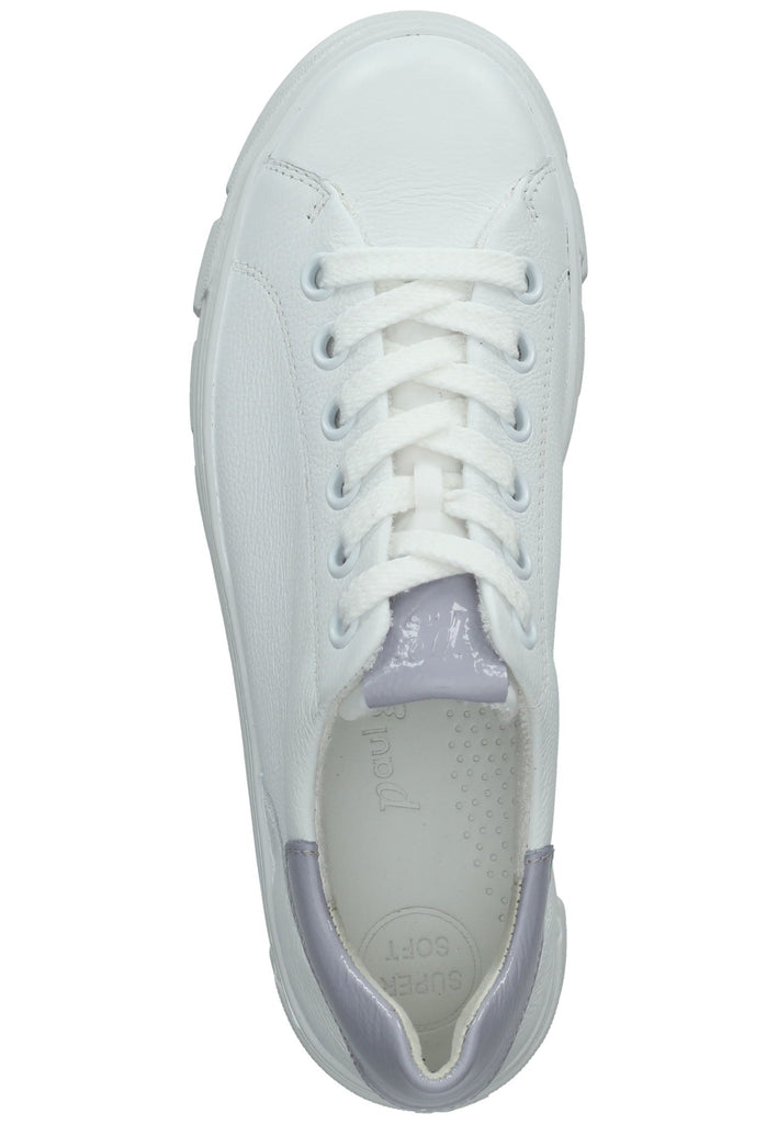 Paul Green Sneaker Leder Weiß/Lila