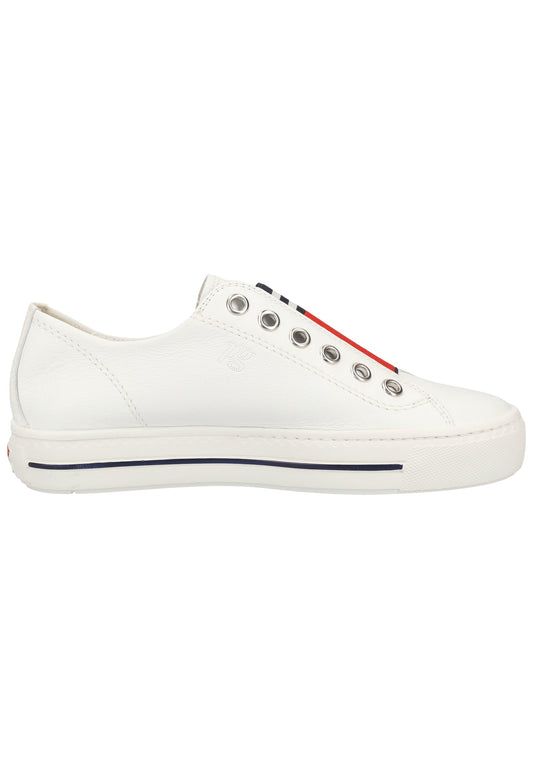 Paul Green Sneaker Leder Weiß/Rot