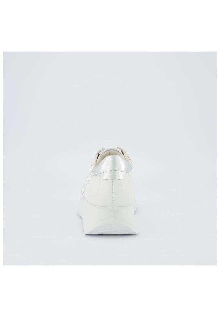 Paul Green Sneaker Leder Weiß/Silber